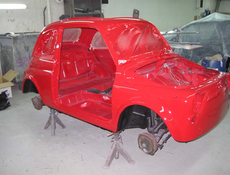 lackierte Karosserie Fiat